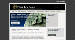 Desktop Screenshot of fogellawgroup.com